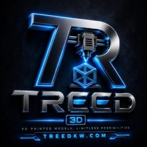 TREEDKW 3D Printing Store Logo – Premium 3D Printed Products in Kuwait