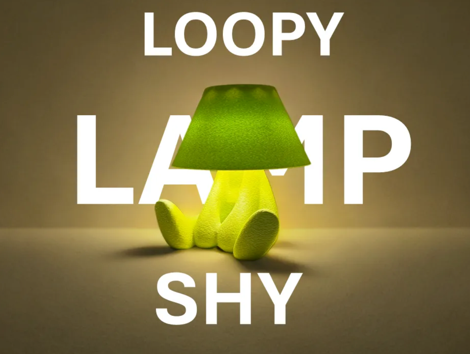 مصباح لوبي – Shy LED | مصباح طاولة LED عصري مطبوع بتقنية الطباعة ثلاثية الأبعاد