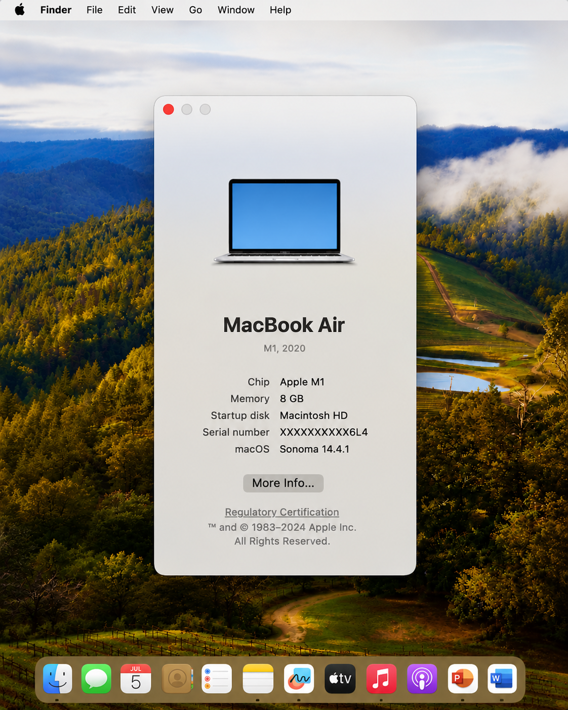 How to find your MacBook model using About This Mac window