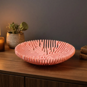 Coral Catch-All Bowl organically grown decorative design