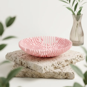 Coral Catch-All Bowl for keys jewellery and coins