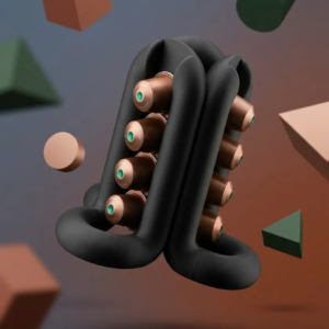 Wibble Aesthetic Coffee Pod Holder Three Way 3D printed coffee accessory